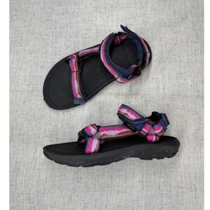 Teva Hurricane XLT2 Sandals Pink Purple Blue Strappy Slip On Kids Size 13